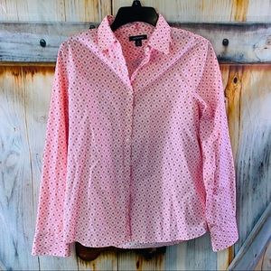 NWOT Lands’ End Button Down Blouse